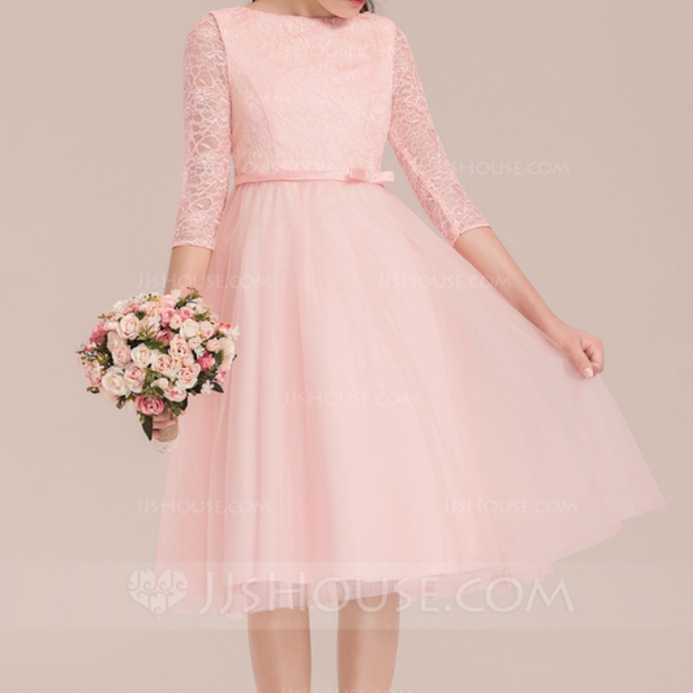 A-Line/Princess Knee-length Flower Girl Dress